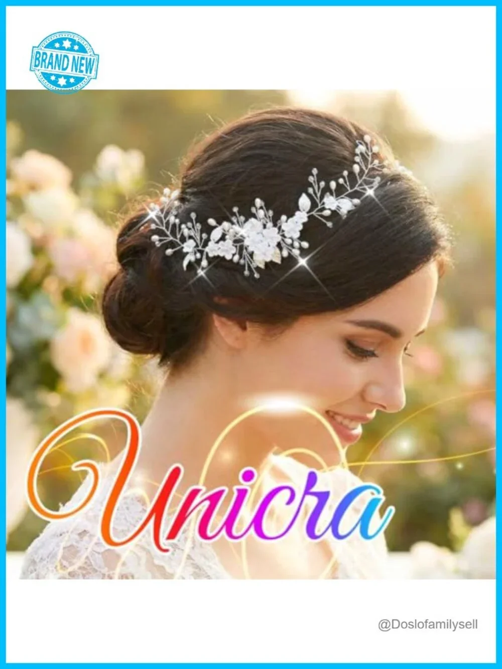 Flower Hair Vine Pearl Bridal Headpieces Wedding Hair Pieces Silver Prom Hair